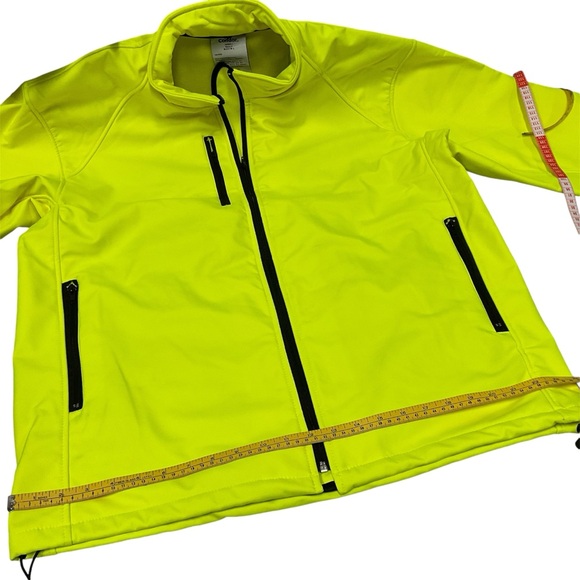 NWOT, Men’s Fleece Lined Jacket, Hi Vis Yellow. Large. Condor - Picture 8 of 9